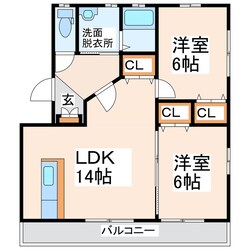 ソレイユ・ヒロ　NO.1.2.3の物件間取画像